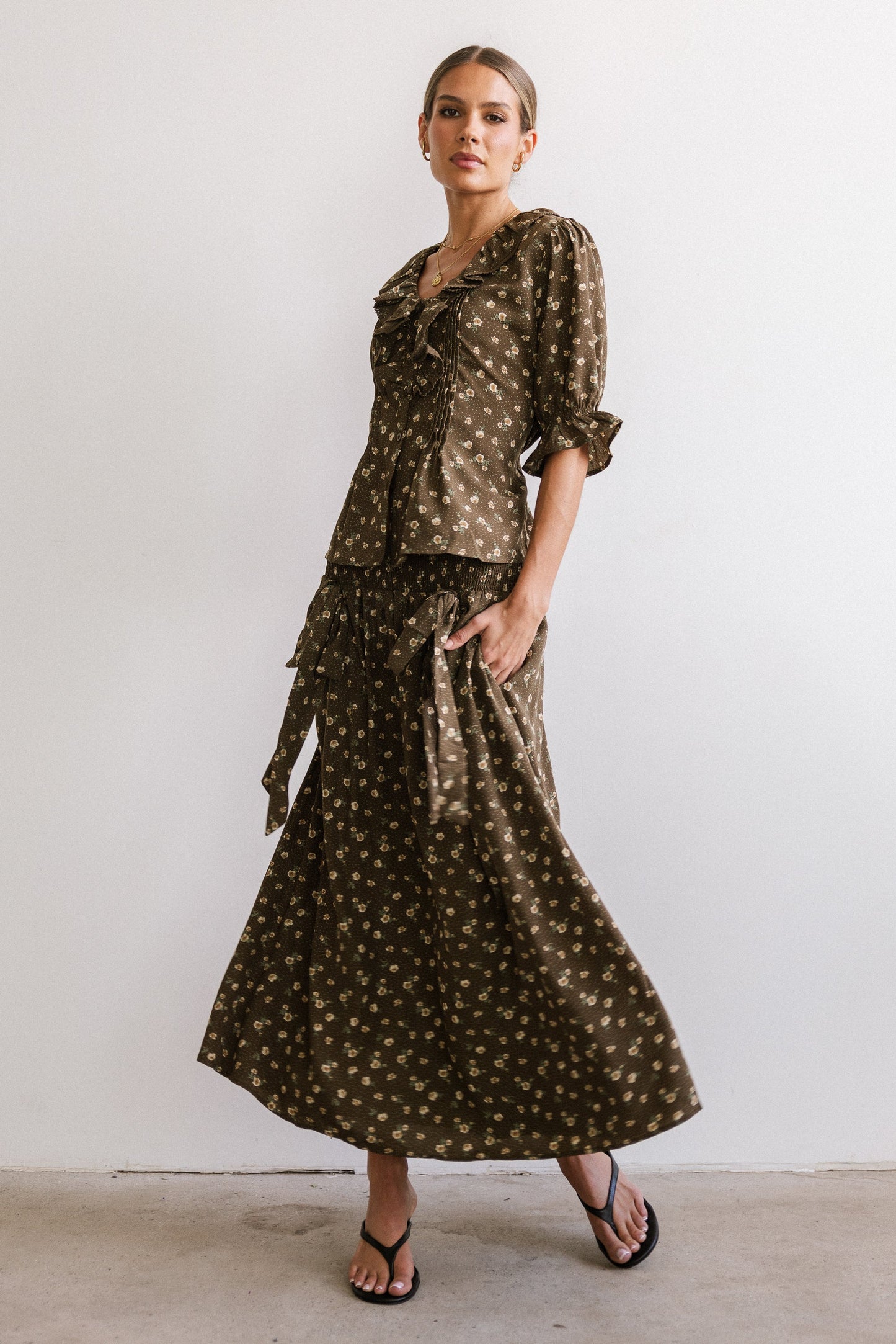 Xander Floral Maxi Skirt - FINAL SALE