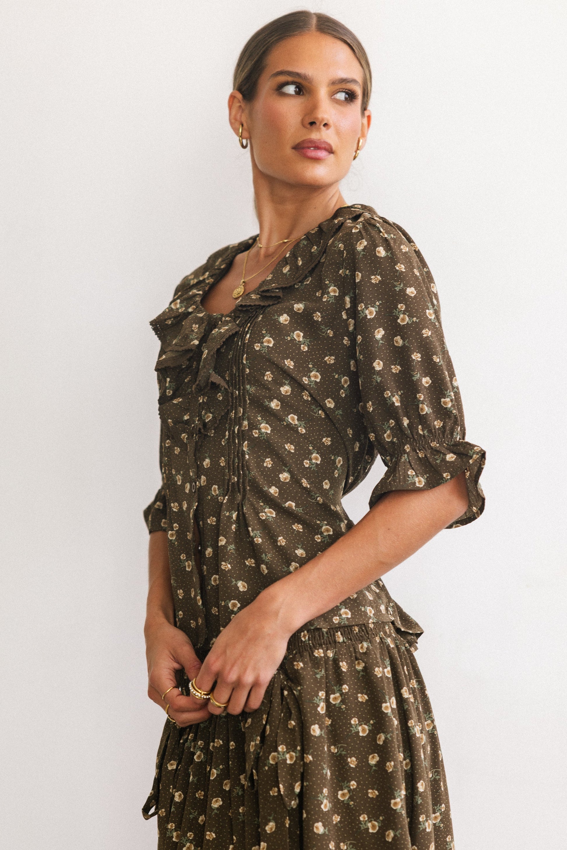 Xander Floral Blouse - FINAL SALE