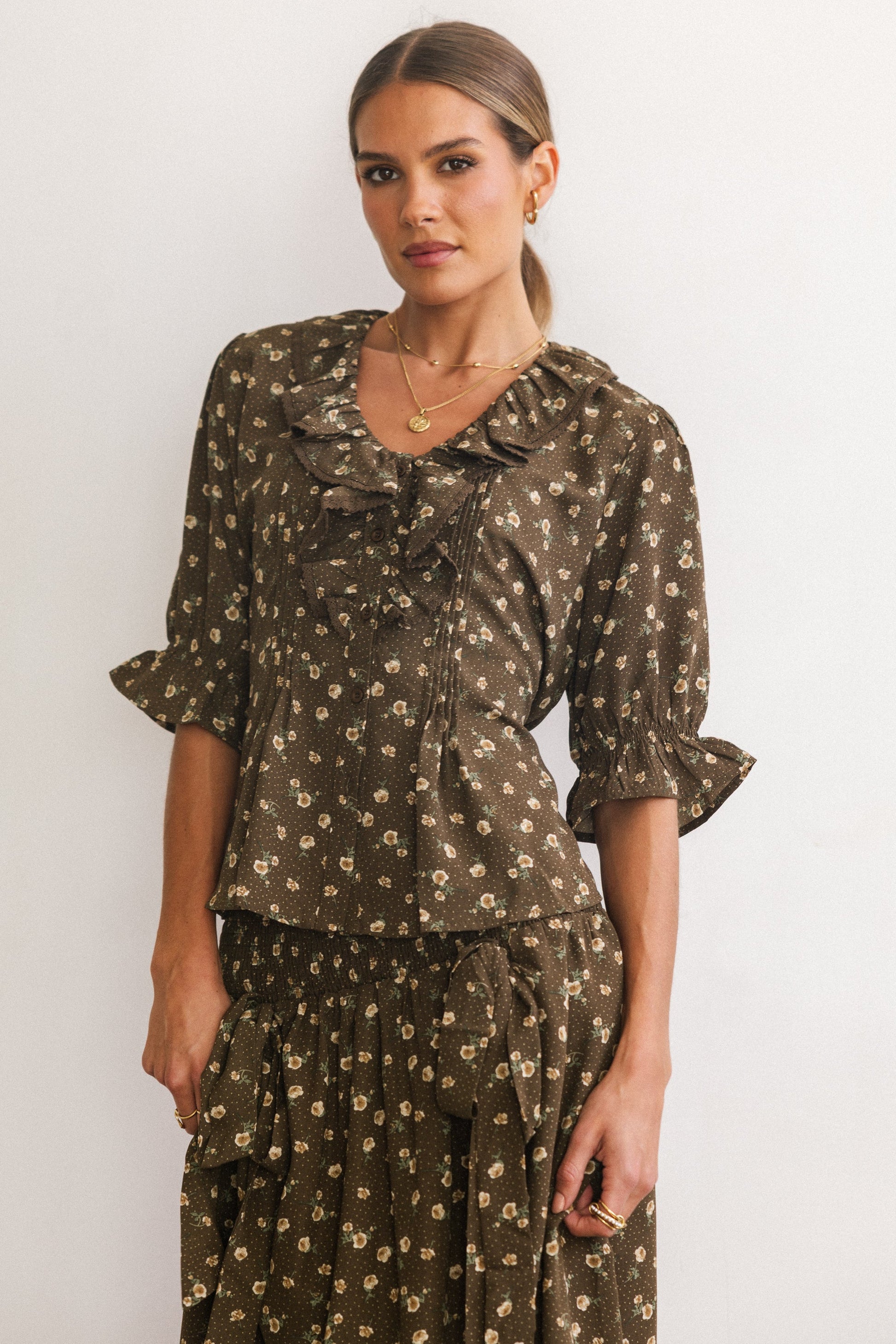 Xander Floral Blouse - FINAL SALE