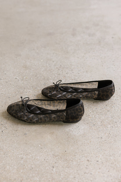 Valtina Leopard Ballet Flats