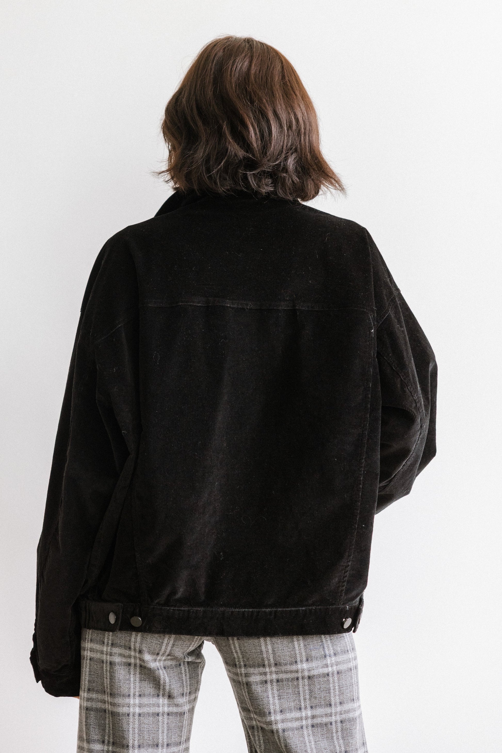 Sarah Corduroy Jacket in Black