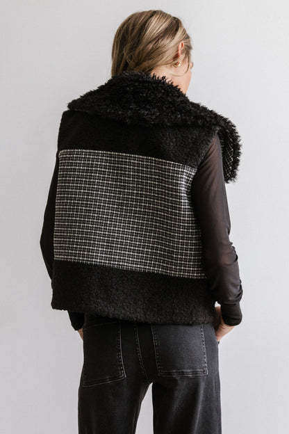 Liv Sherpa Vest in Black - FINAL SALE