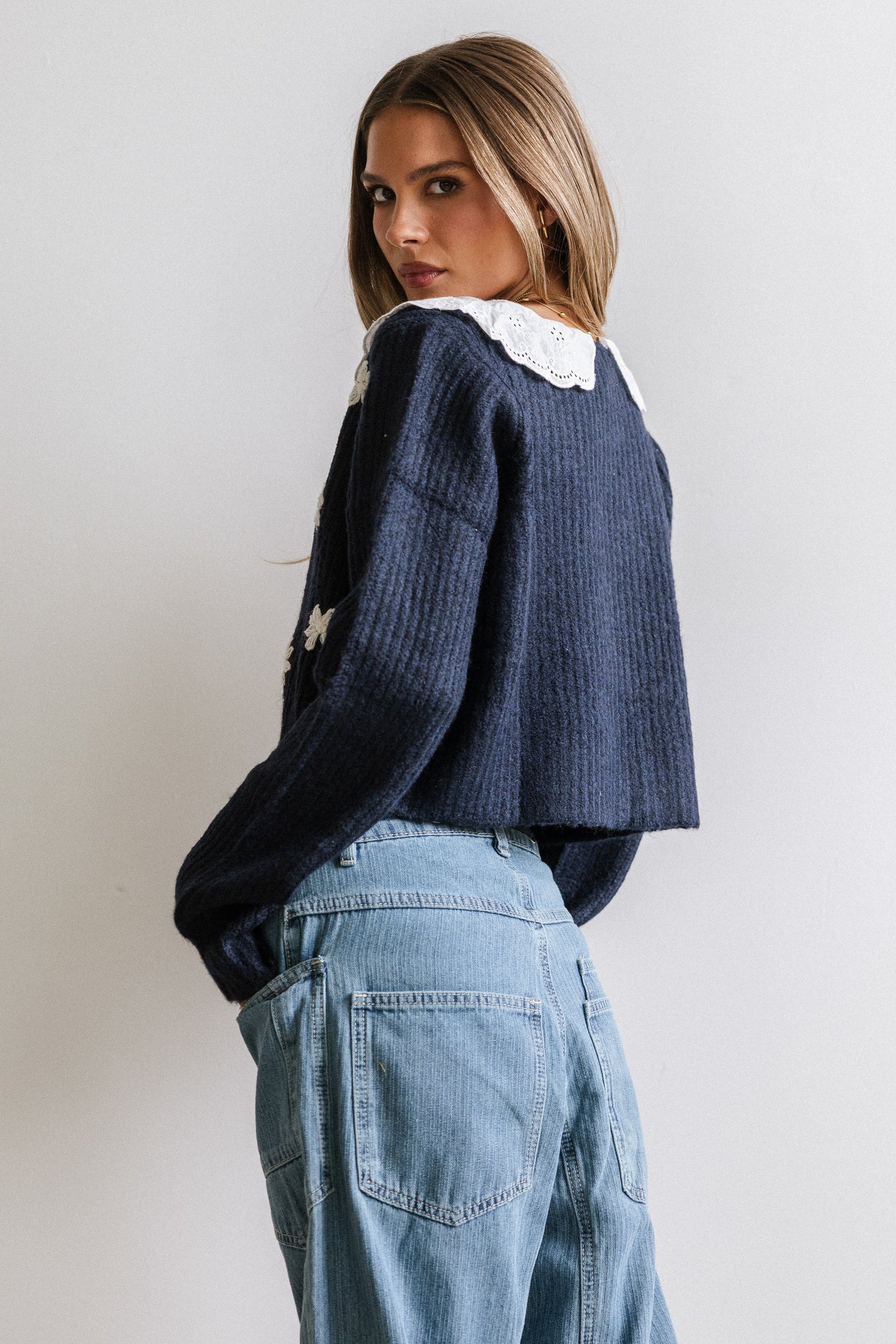 Ricky Embroidered Cardigan - FINAL SALE