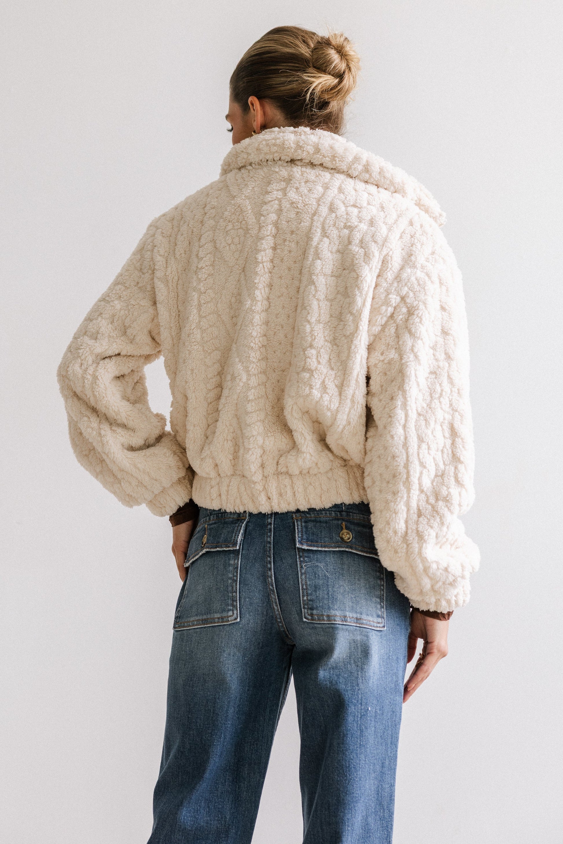 Minnie Sherpa Bomber Jacket - FINAL SALE