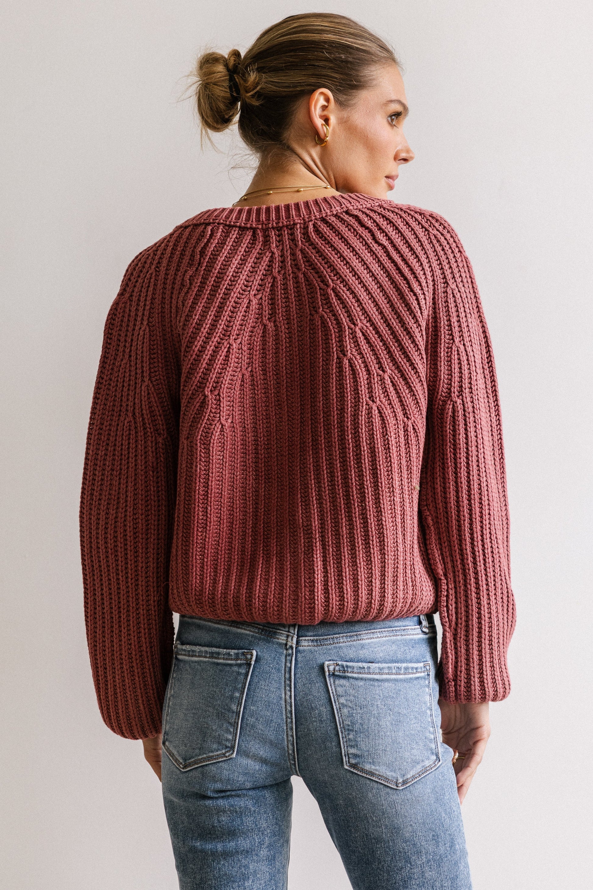 Katie Knit Cardigan in Red - FINAL SALE