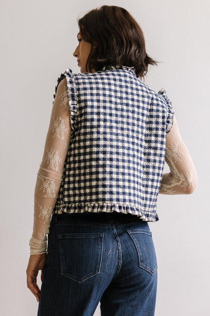 Betsy Gingham Vest - FINAL SALE