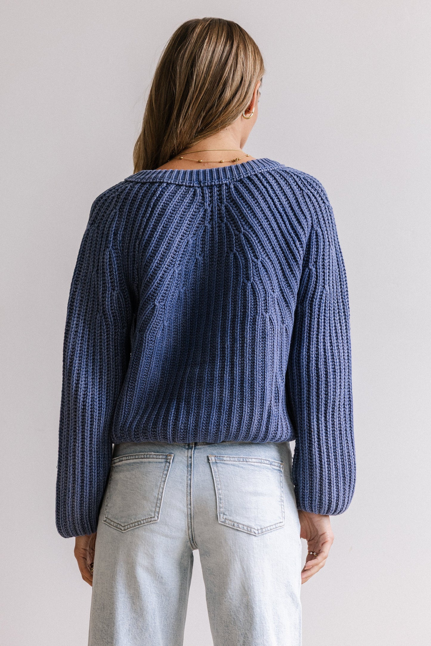 Katie Knit Cardigan in Navy - FINAL SALE