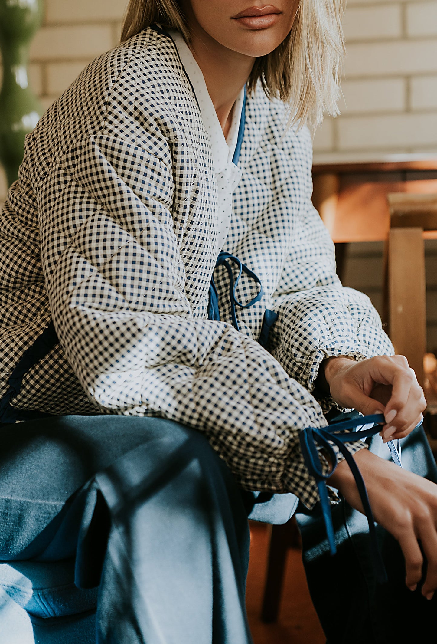 Andy Gingham Jacket - FINAL SALE
