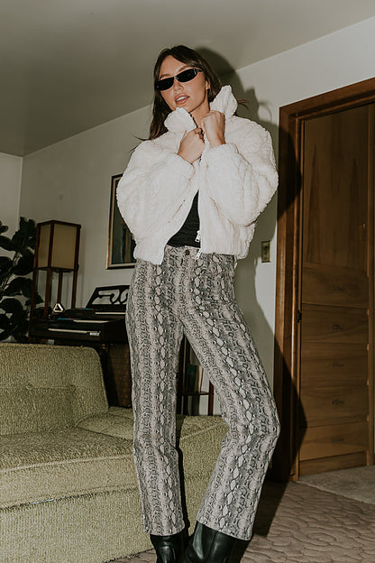 Minnie Sherpa Bomber Jacket - FINAL SALE