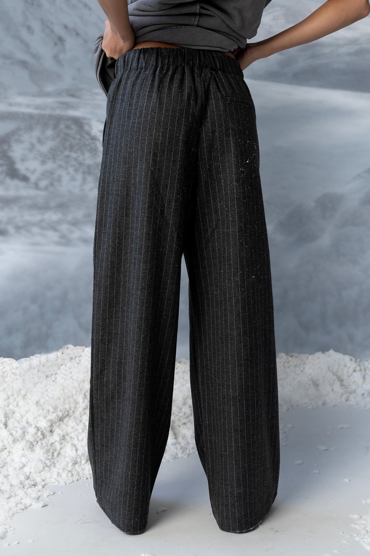 Joey Pinstripe Baggy Pants