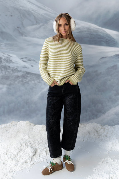 Jones Knit Sweater in Sage - FINAL SALE