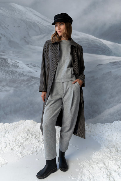 Benji Barrel Sweatpants in Grey