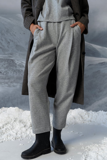 Benji Barrel Sweatpants in Grey