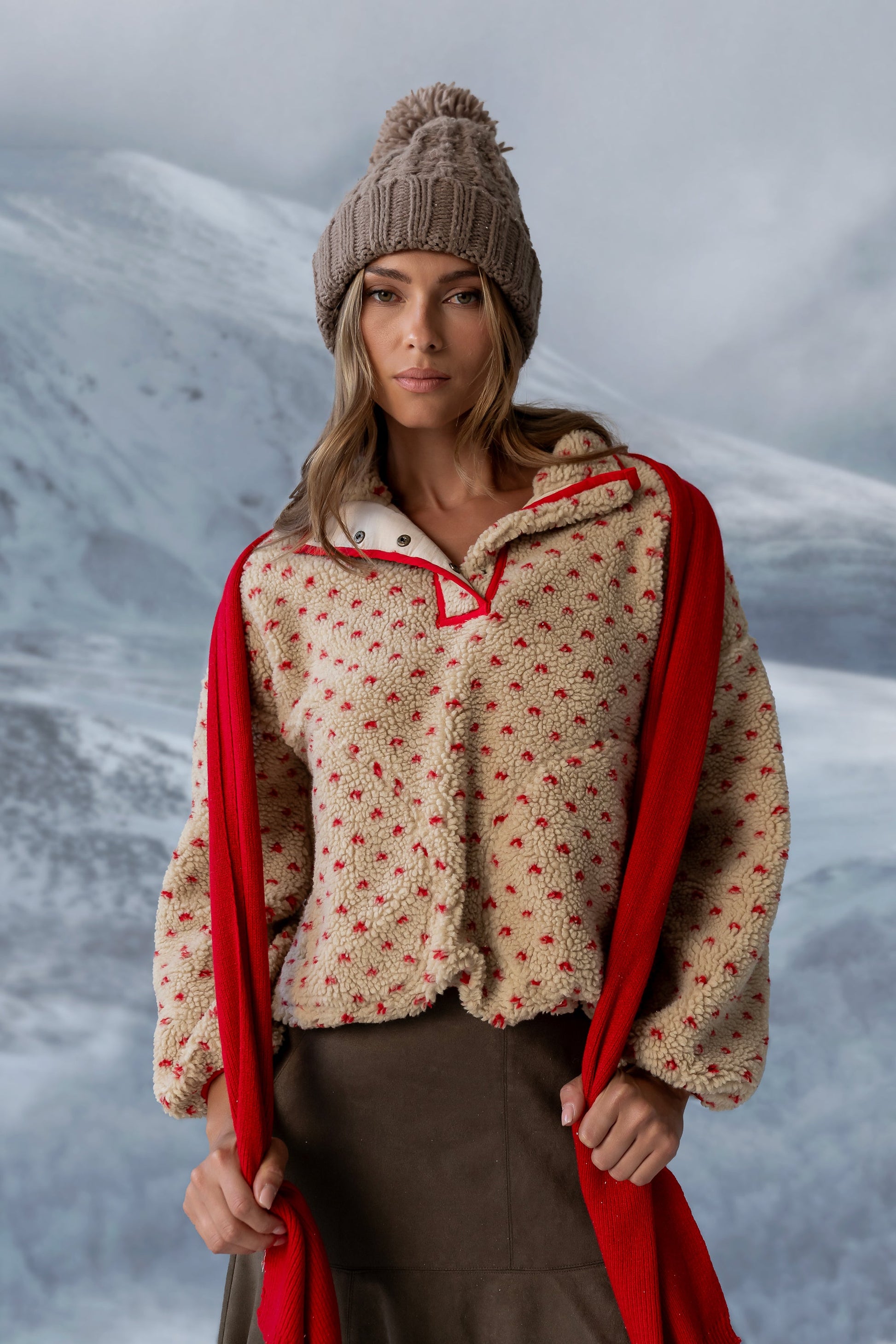 Teddy Sherpa Pullover - FINAL SALE