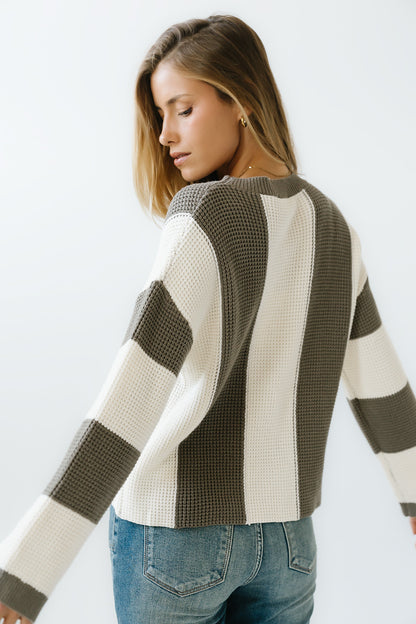 Dahlia Waffle Knit Sweater - FINAL SALE