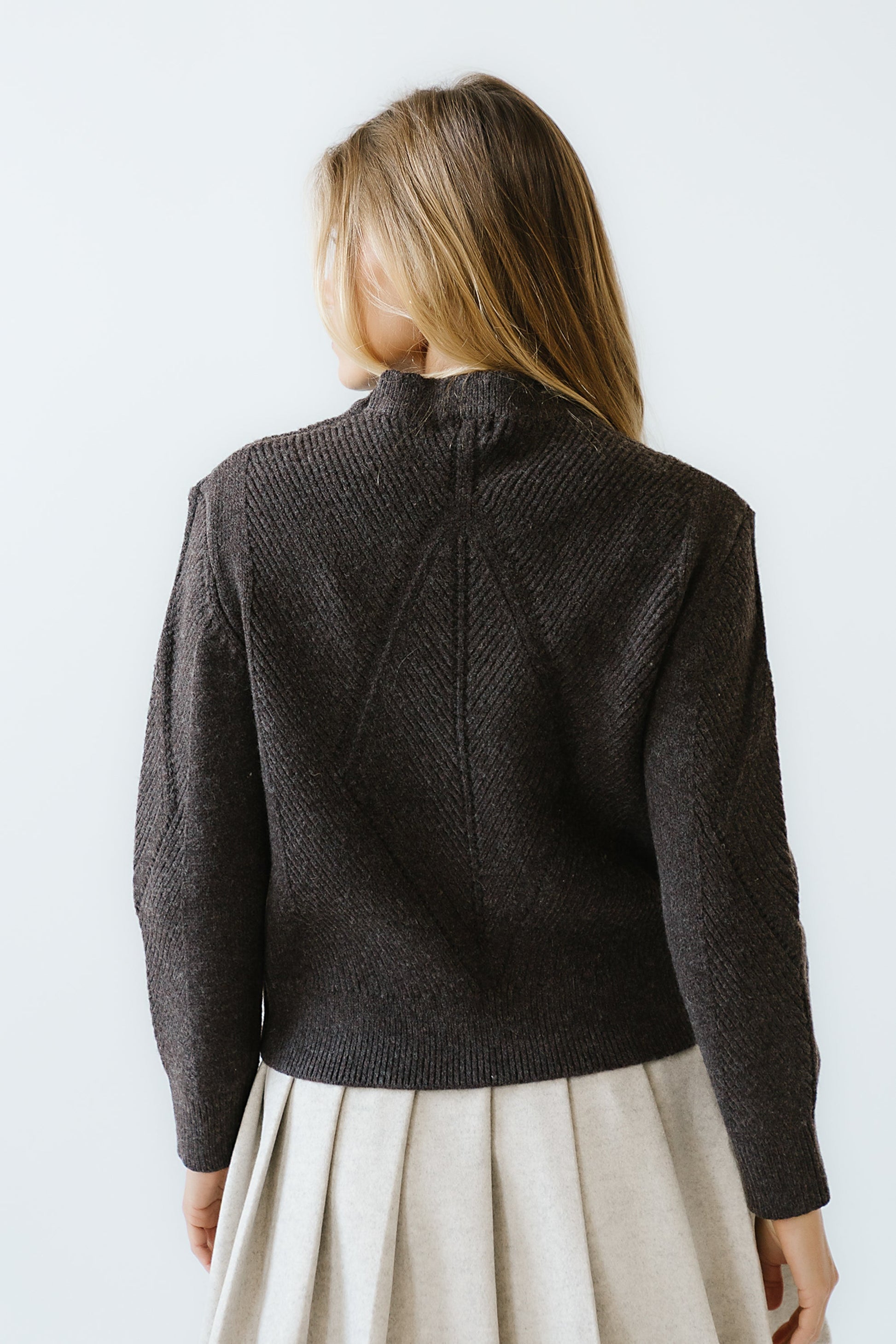 Bostyn Knit Sweater in Brown