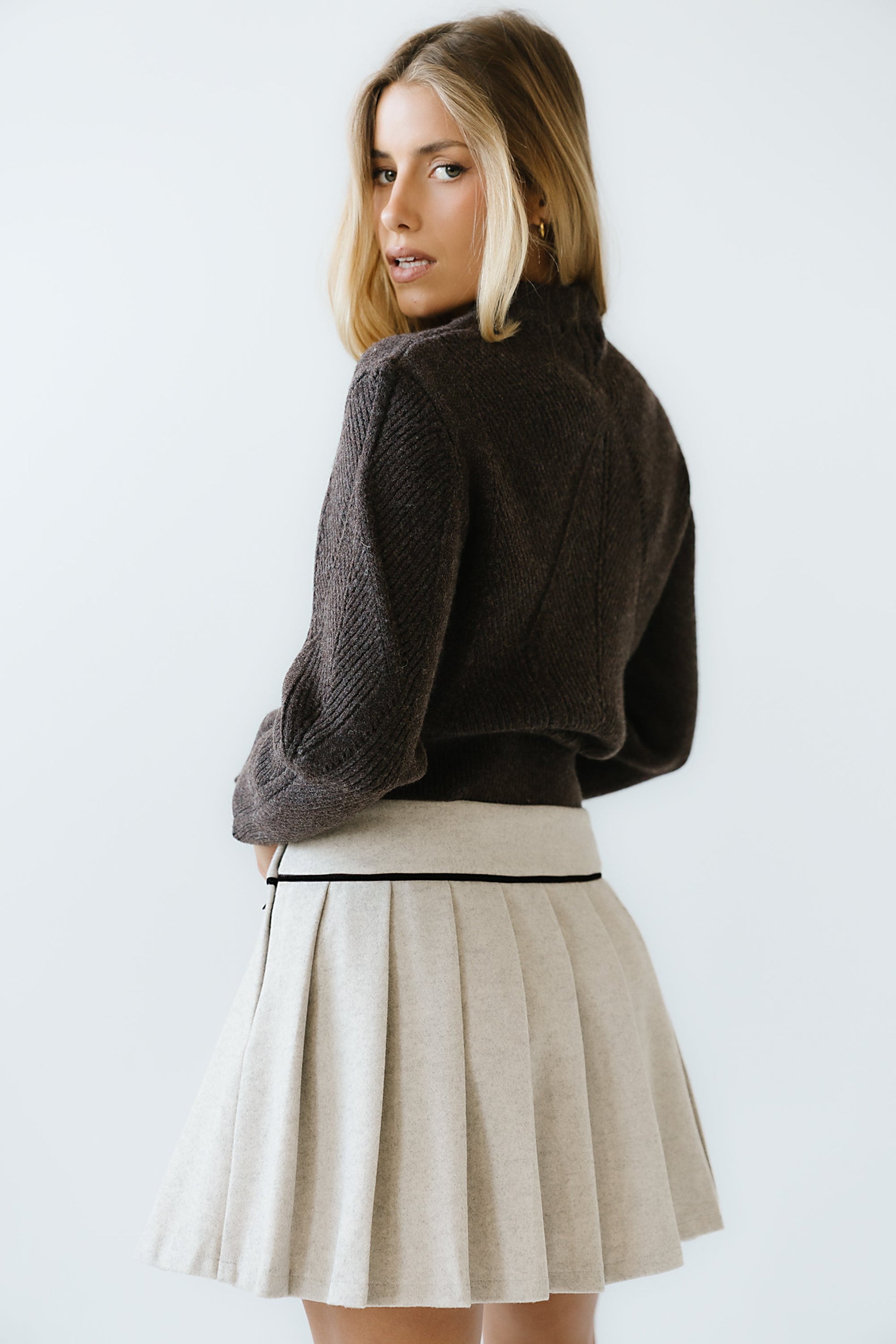 Primrose Pleated Mini Skirt