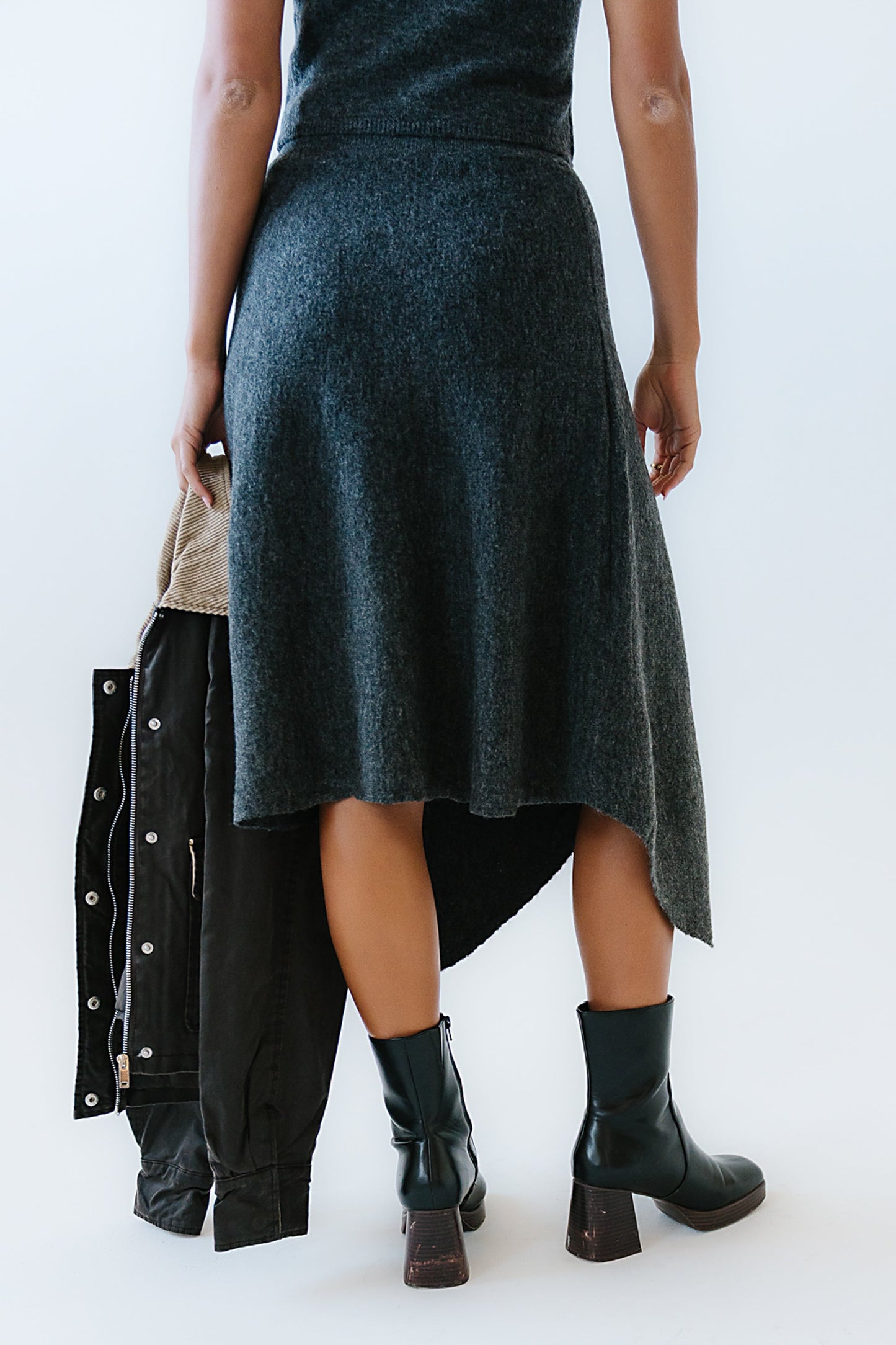 Cassie Asymmetrical Midi Skirt - FINAL SALE