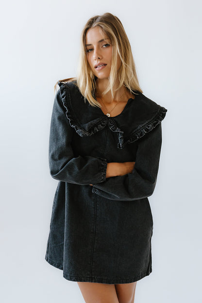 Iris Denim Babydoll Dress - FINAL SALE