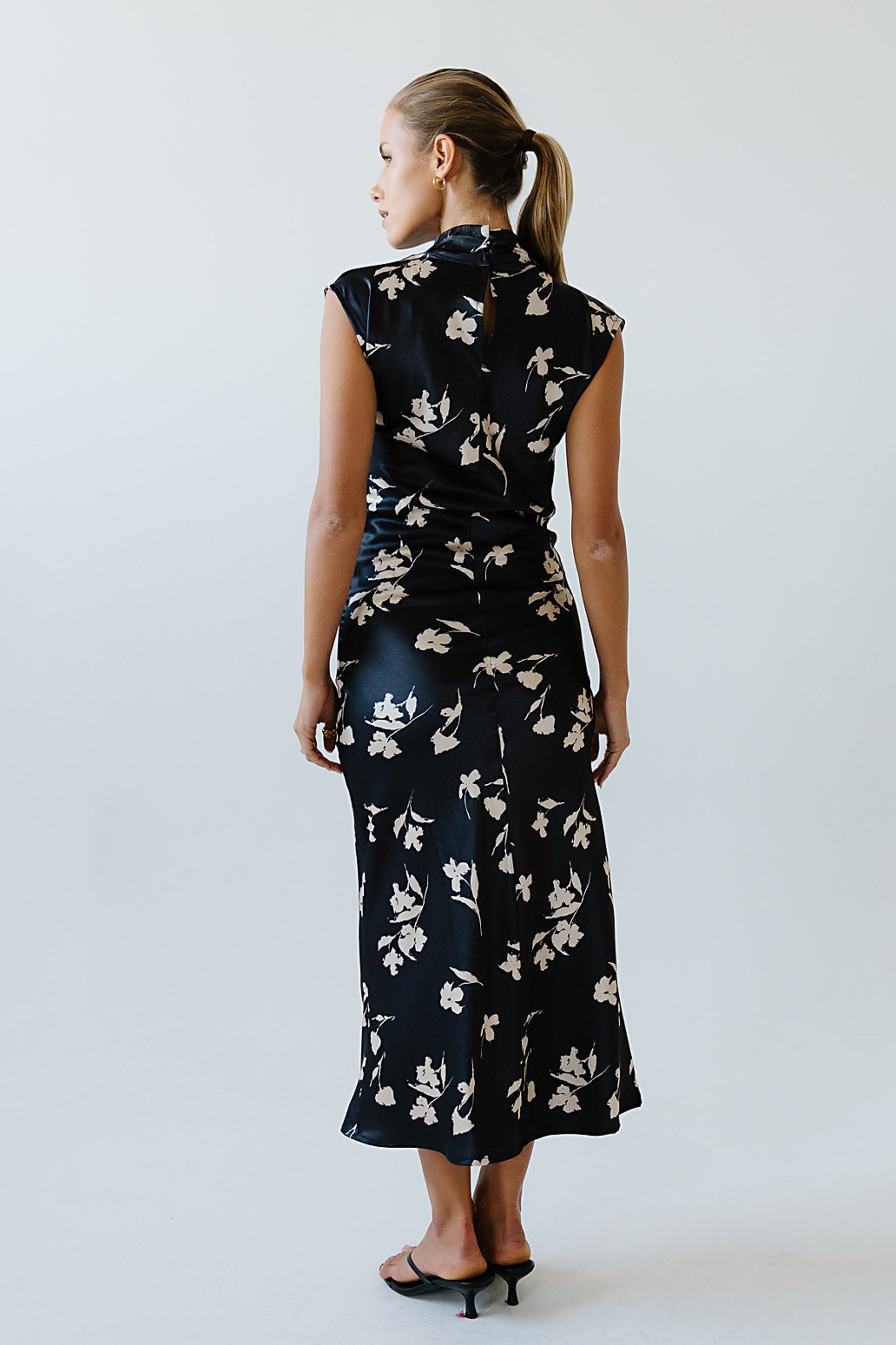 Carson Floral Maxi Dress in Black - FINAL SALE