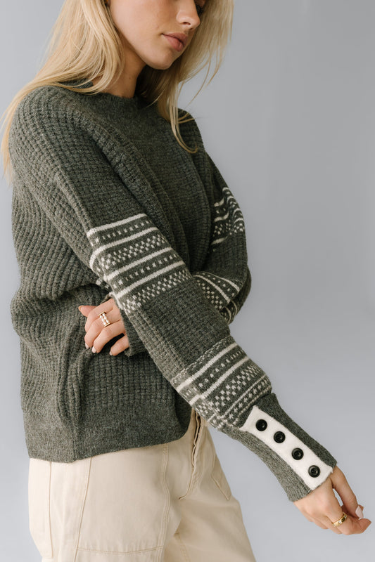 Jayda Oversized Sweater in Grey - FINAL SALE