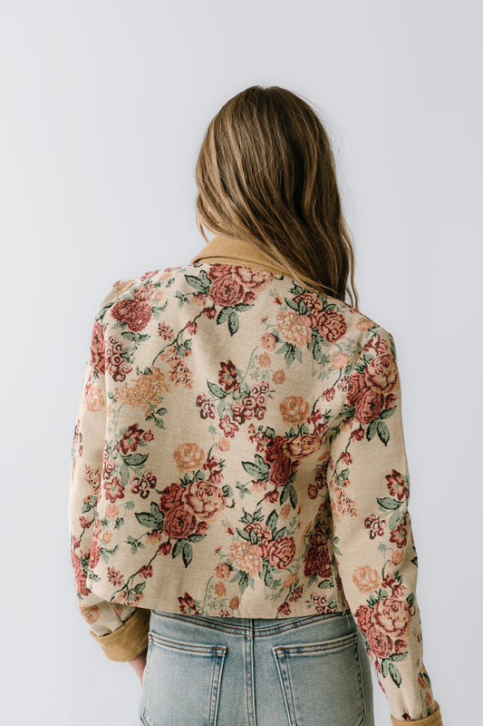 Joanna Floral Cropped Jacket - FINAL SALE