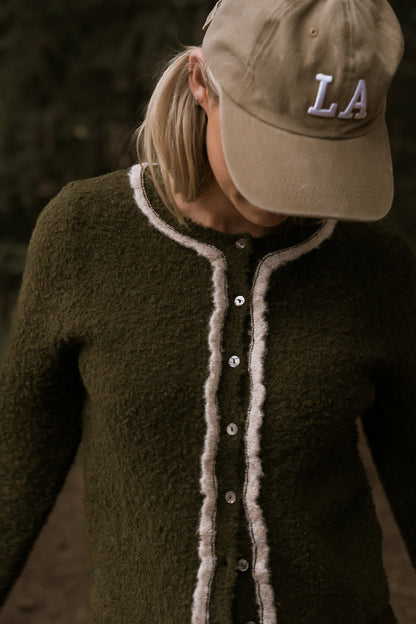 Remy Contrast Cardigan - FINAL SALE
