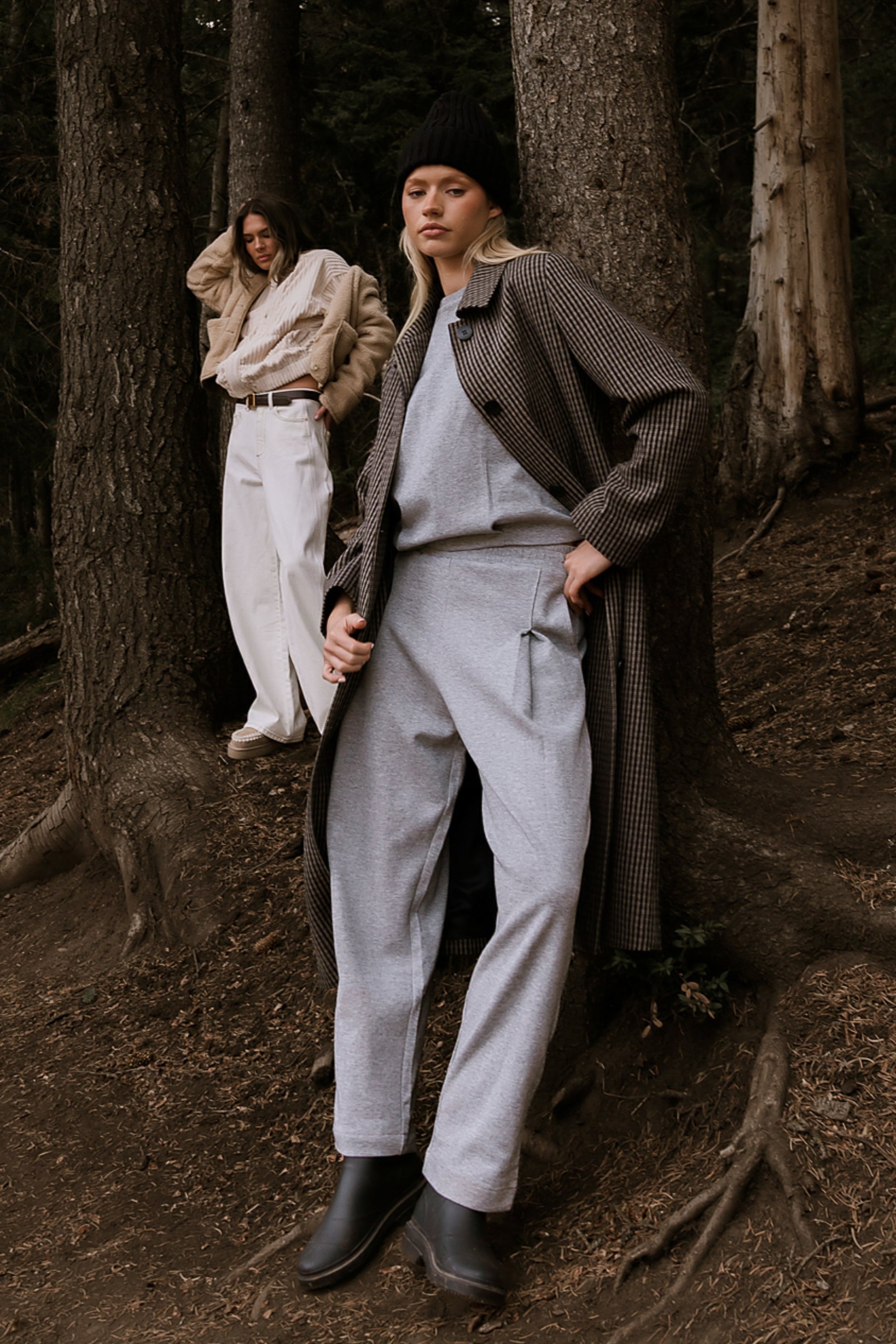 Benji Barrel Sweatpants in Grey