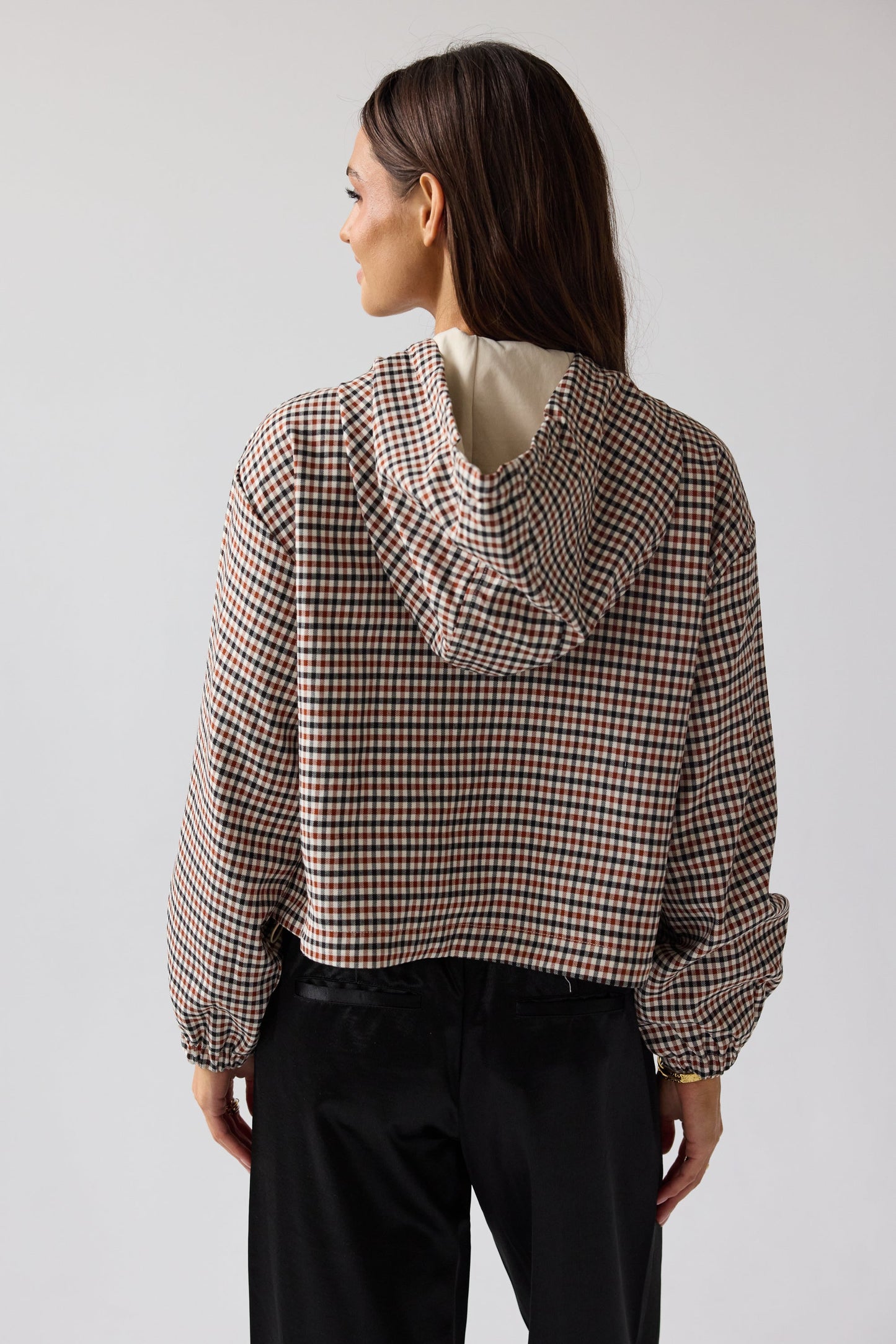 Ross Plaid Jacket in Rust