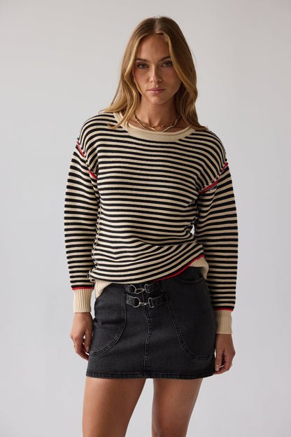 Bethany Striped Sweater - FINAL SALE