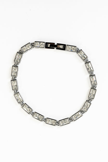 Torri Rhinestone Bracelet in Silver