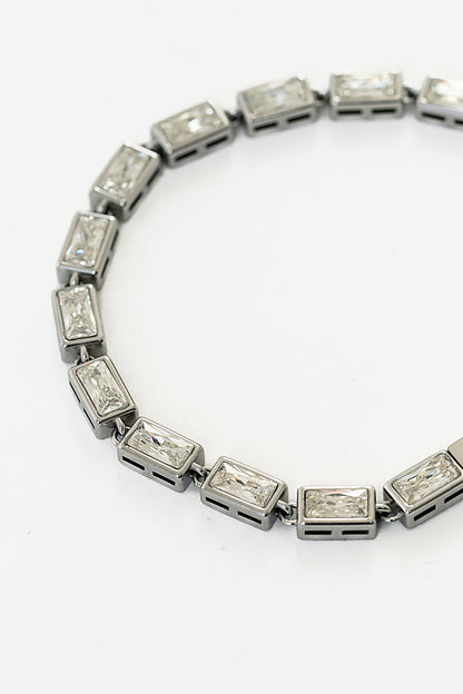 Torri Rhinestone Bracelet in Silver