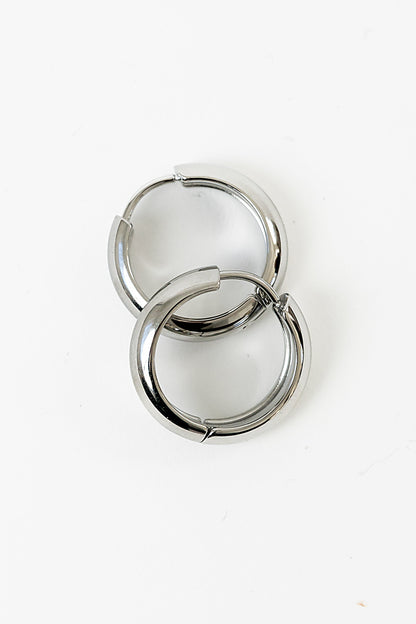 Laury Hoop Earrings in Silver