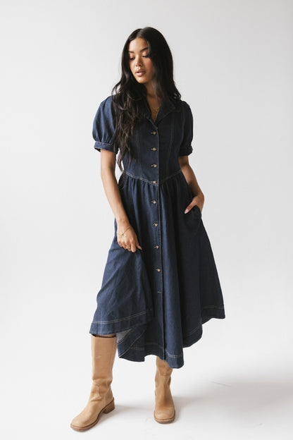 Ivan Denim Midi Dress - FINAL SALE
