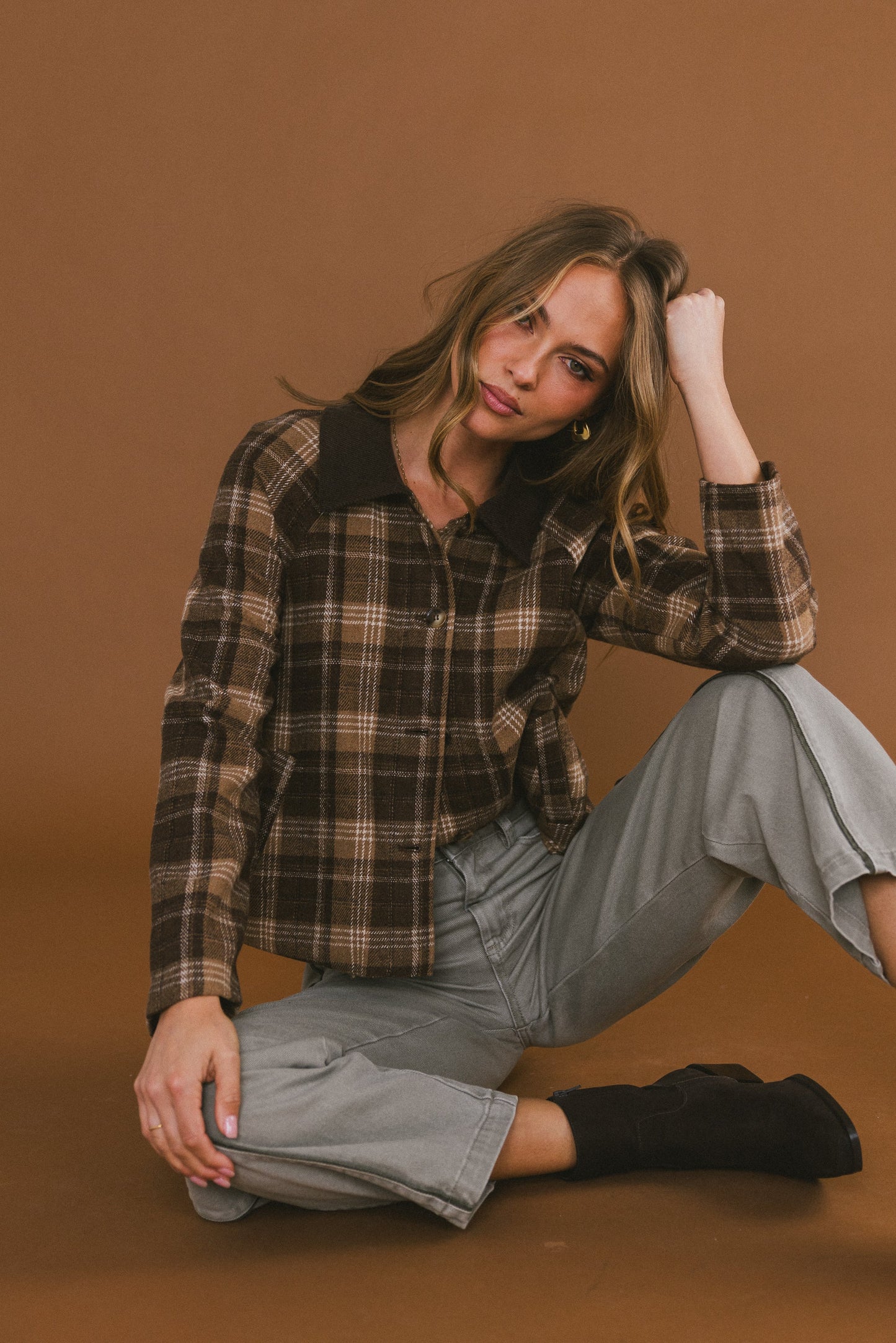Tina Plaid Jacket