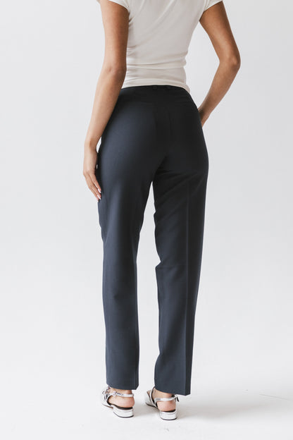 Mitchel Straight Leg Trouser in Navy