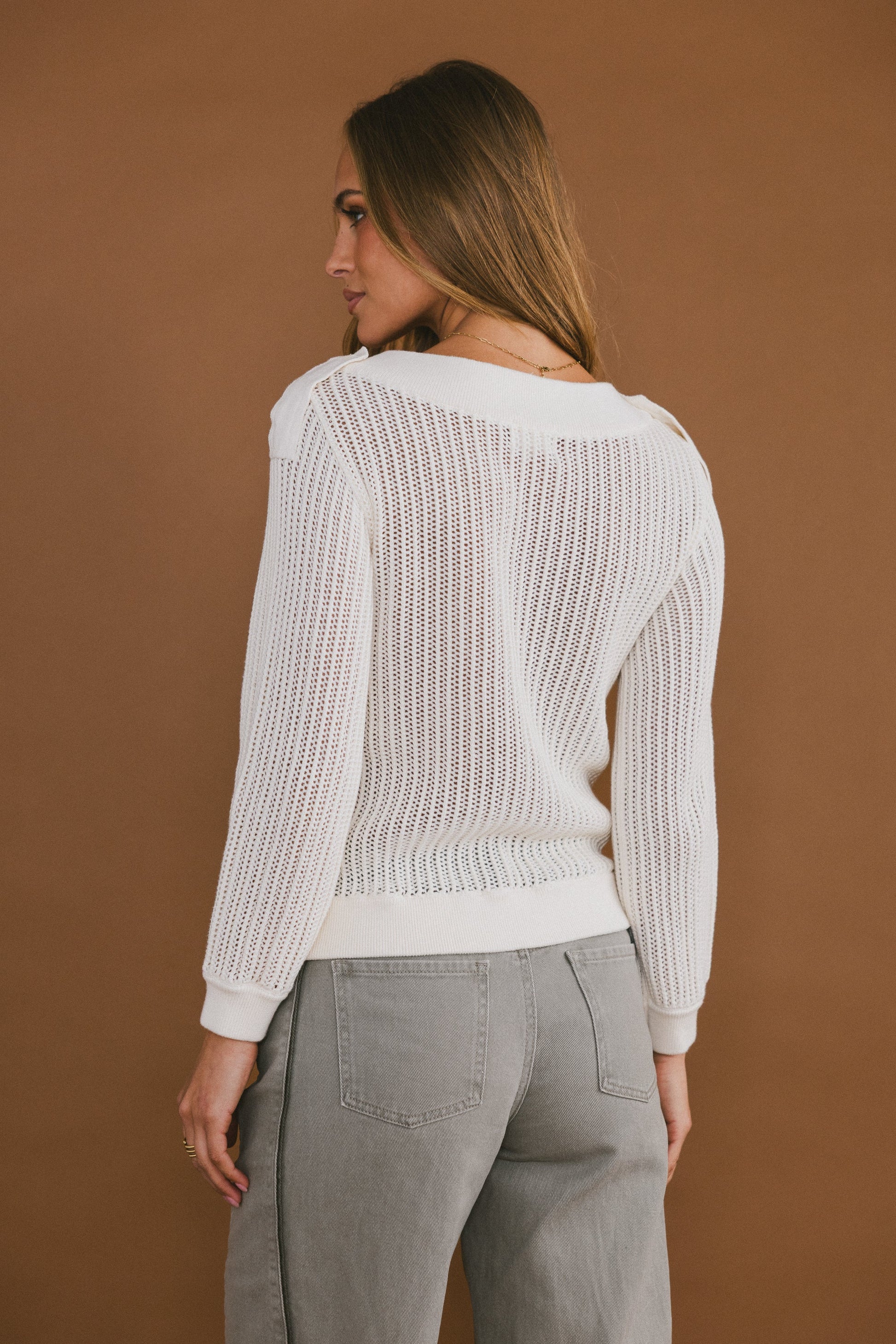 Brynn Braided Sweater