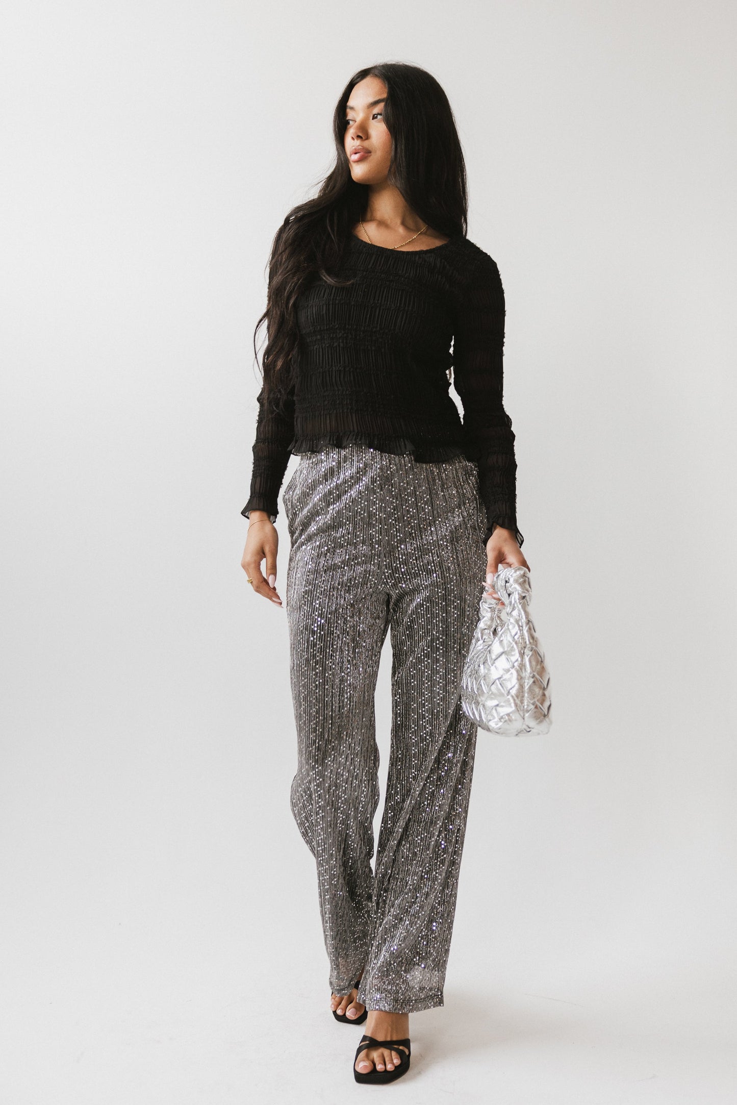 Clara Sparkly Wide Leg Pants - FINAL SALE