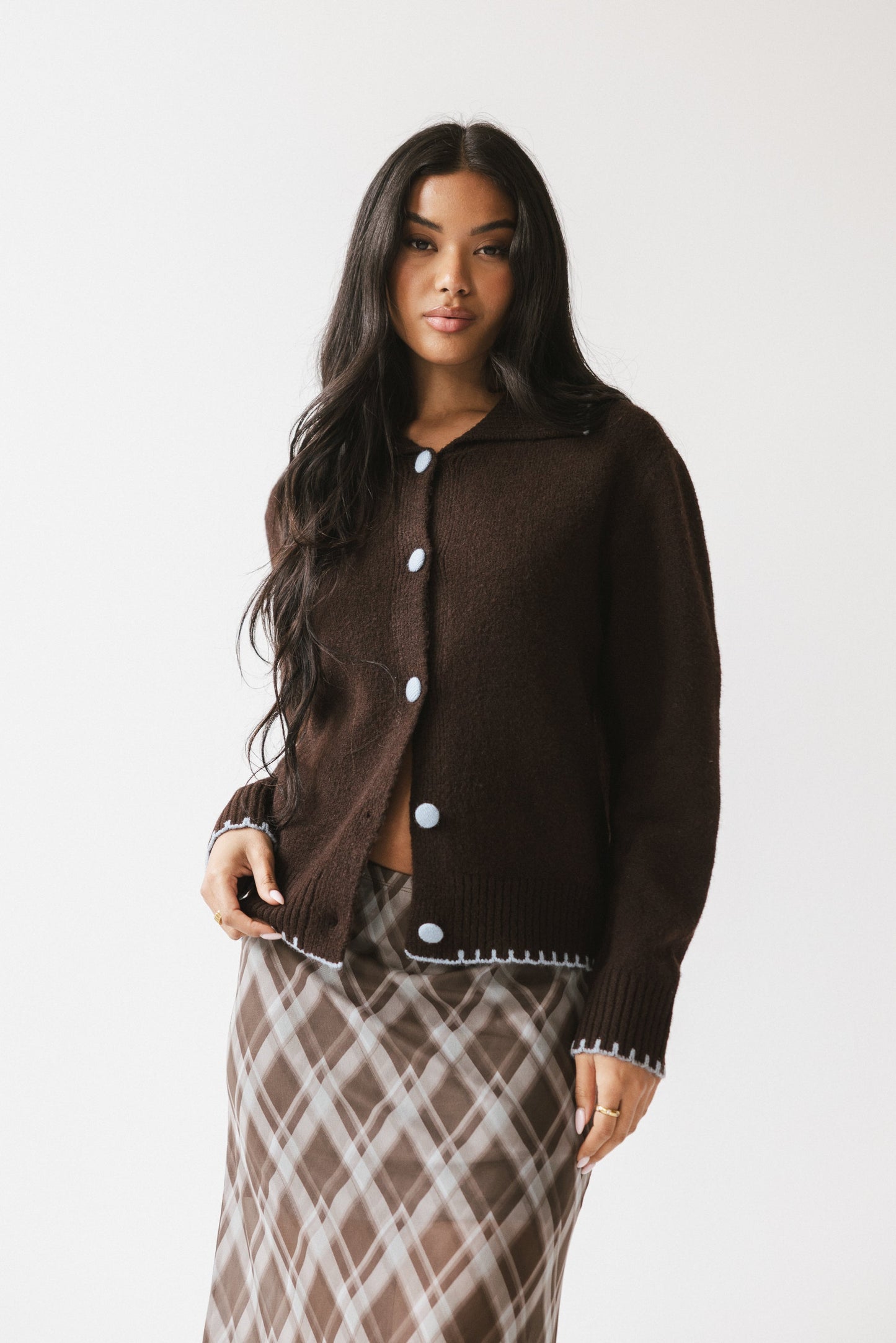 Michelle Contrast Sweater