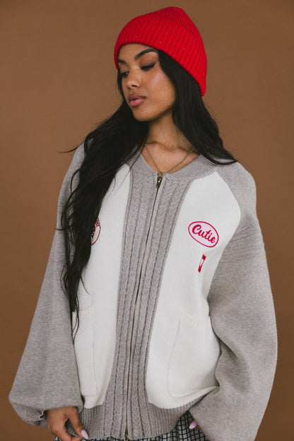 Paula Oversized Jacket in Grey
