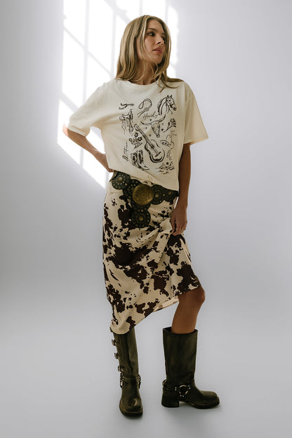 Western Oversized Graphic Tee