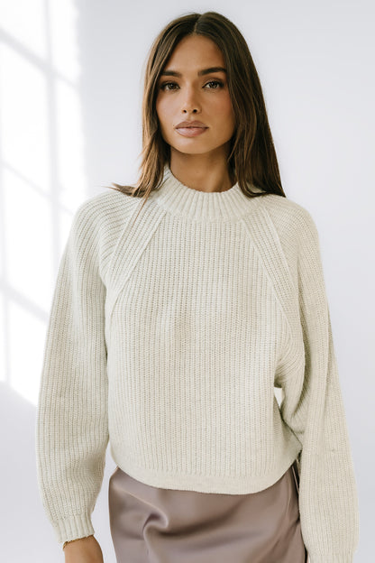 Shayla Knit Sweater in Ivory - FINAL SALE