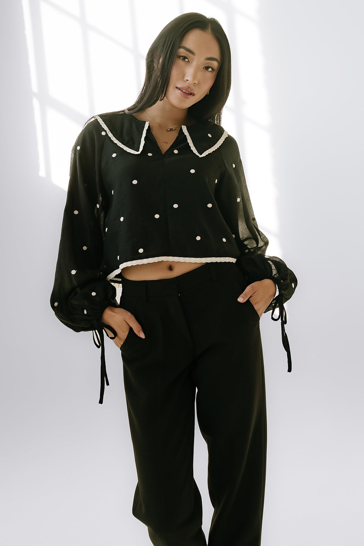 Yara Polka Dot Blouse