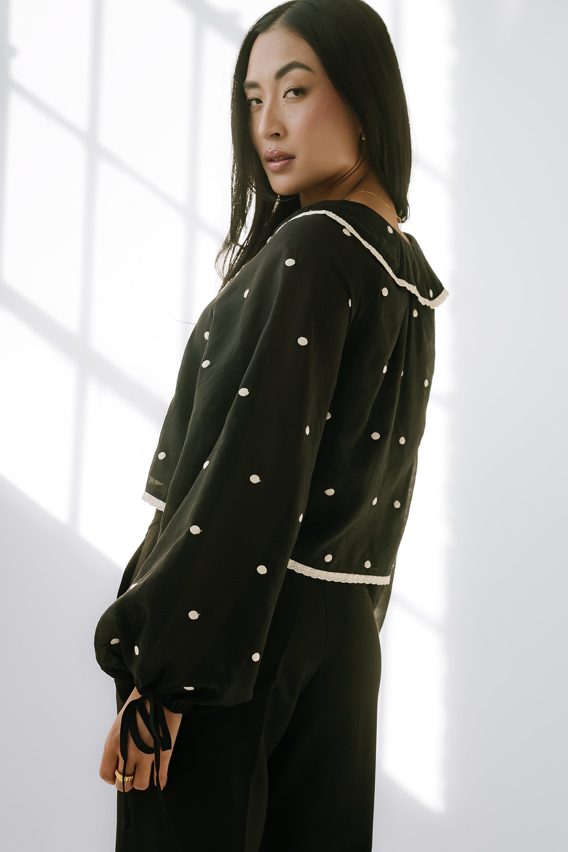Yara Polka Dot Blouse