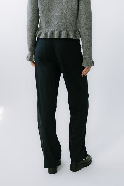 Lander Wide Leg Pants in Navy