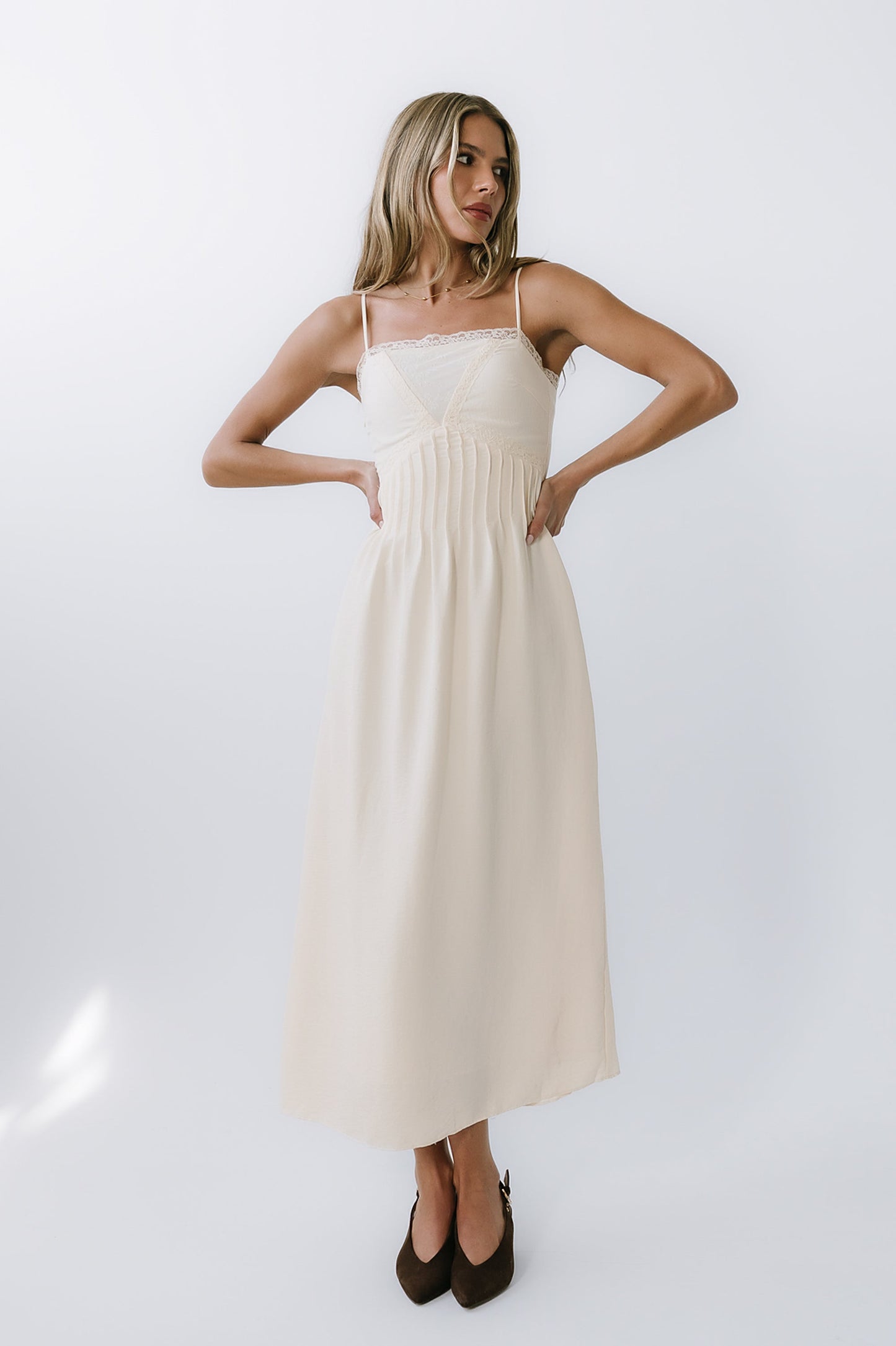 Kera Pleated Maxi Dress - FINAL SALE