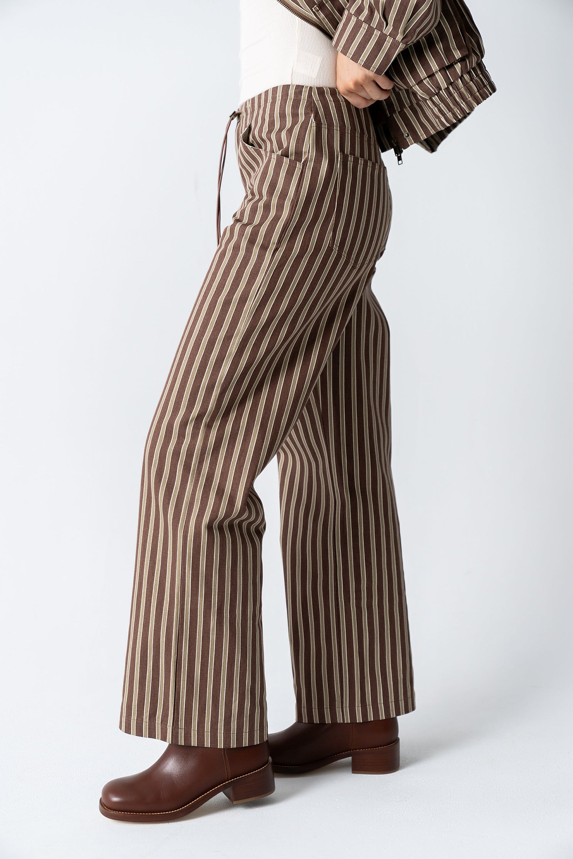 Carla Striped Wide Leg Pants