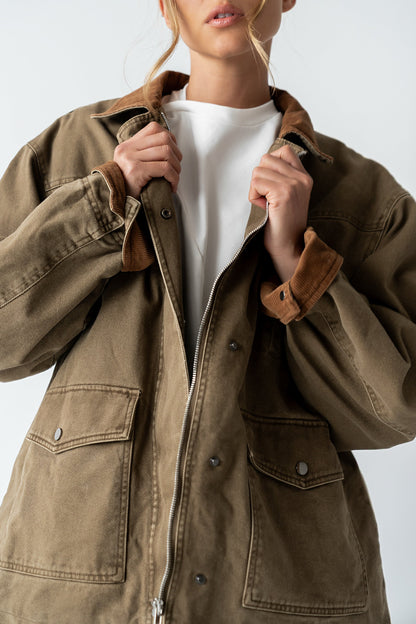 Mannie Oversized Chore Jacket