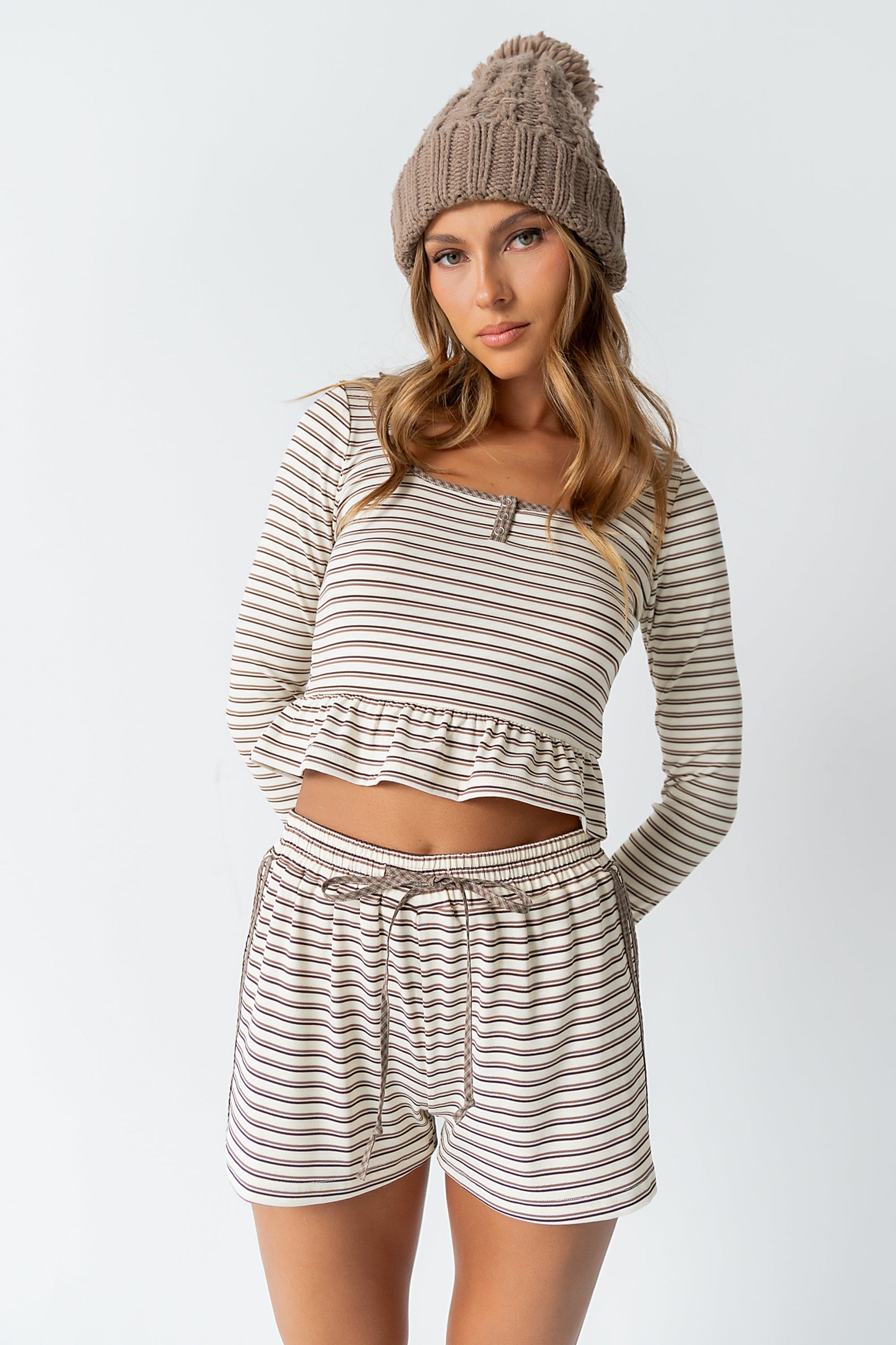 Laylin Striped Shorts