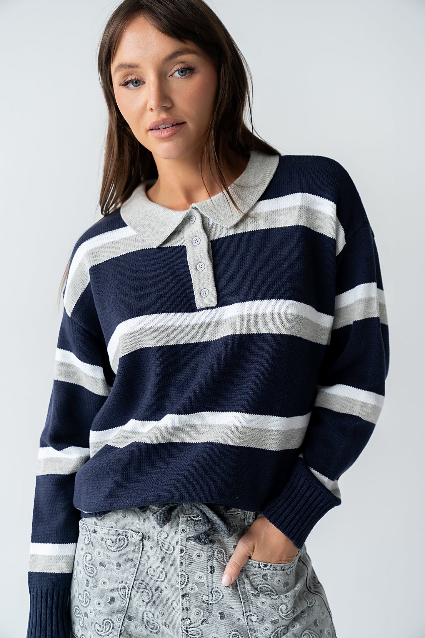 Karina Striped Sweater